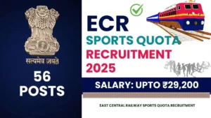ECR Sports Quota Recruitment 2025