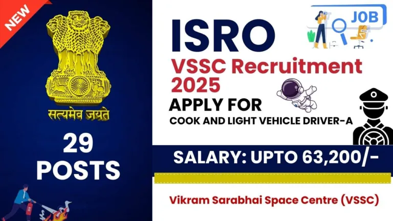 ISRO VSSC Recruitment 2025