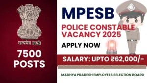 MP Police Constable Recruitment 2025