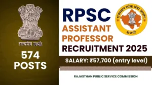 RPSC Assistant Professor 2025