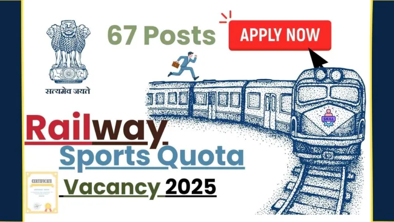 Railway Sports Quota Vacancy 2025