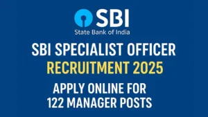 SBI Specialist Officer RECRUITMENT 2025