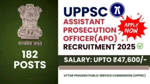 UPPSC APO Recruitment 2025